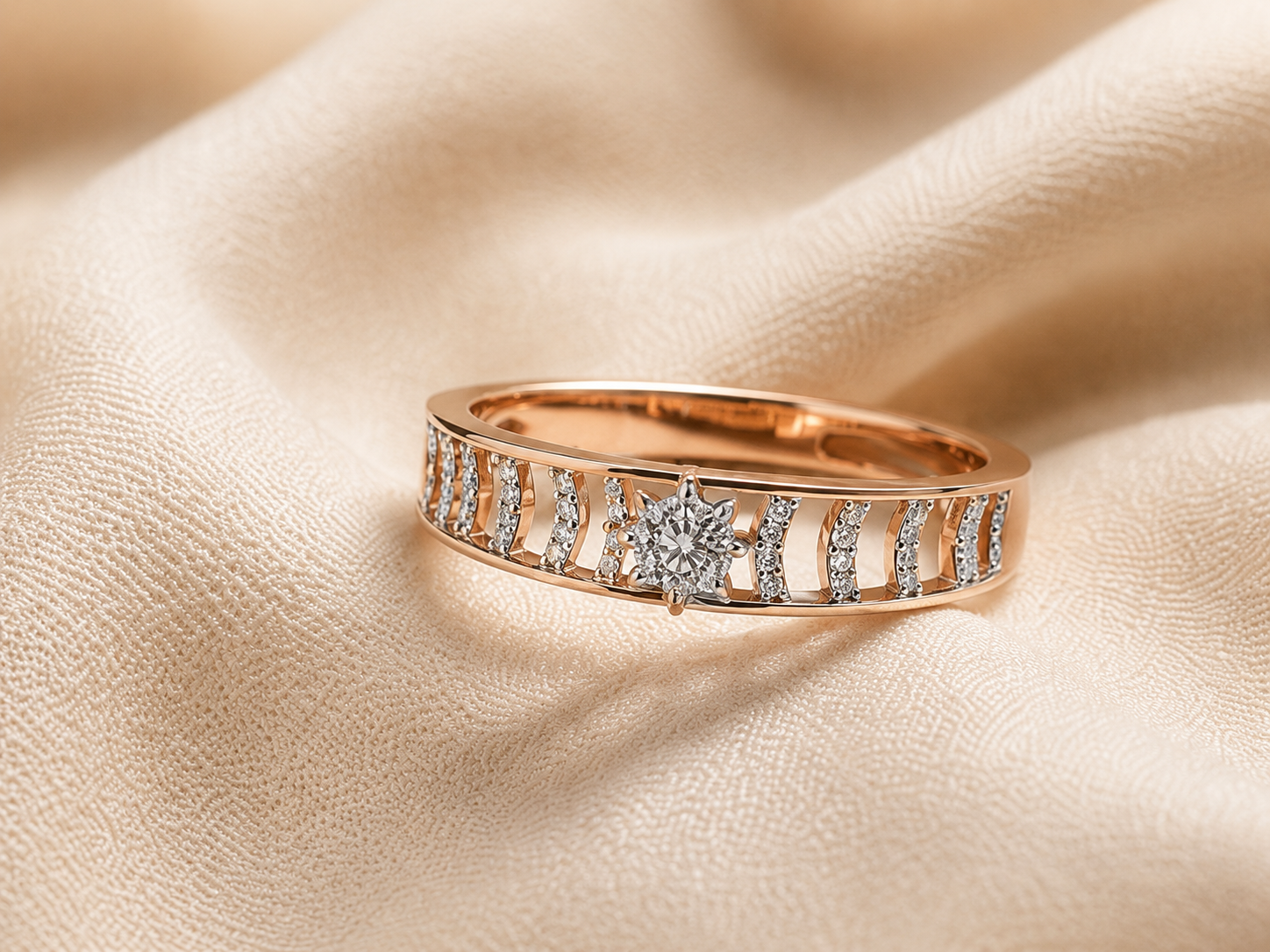 Rose Gold Solitaire